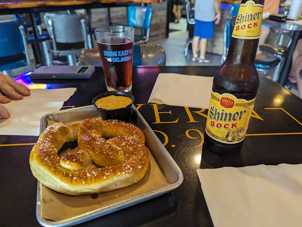 Pretzel with Beer Cheese